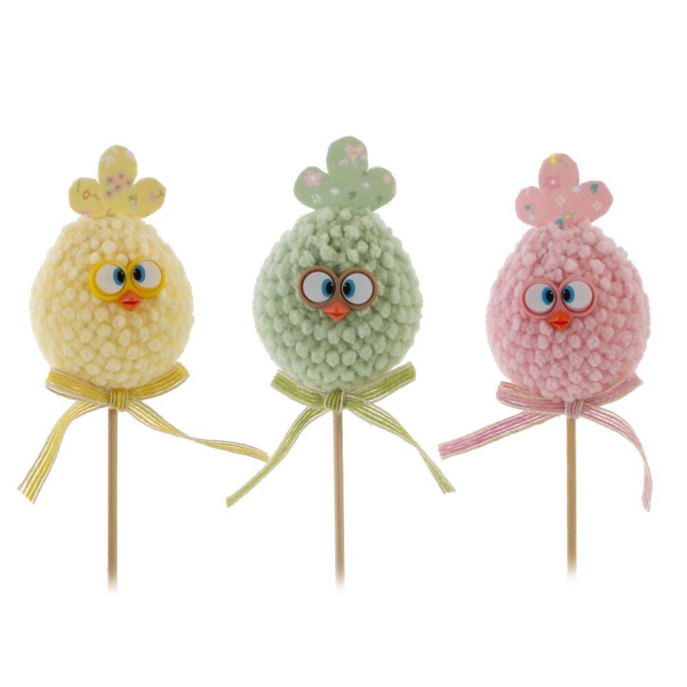 GAEM Изделие декоративное (вставка) "Яйцо" (блок 12 шт) (6*5*8), L6 W5 H25 см, 3в.