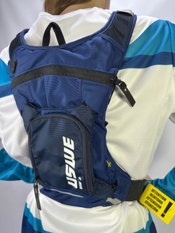 Рюкзак-гидропак USWE RAW 3L Hydration Pack (2L), Factory Blue, Race Fit