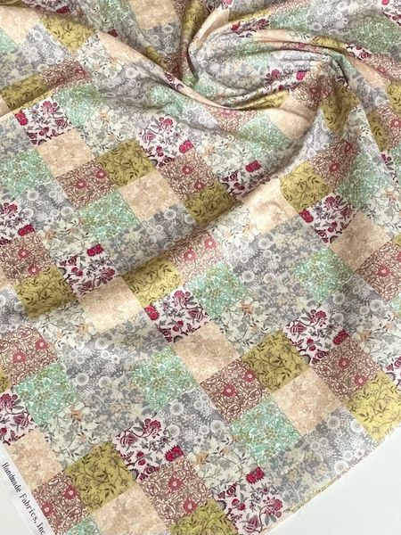 ИМИТАЦИЯ ПЭЧВОРКА, СТАРИННОЕ ПОКРЫВАЛО - 100% ХЛОПОК 2