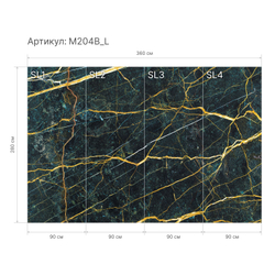 Гибкий мрамор M204B_L