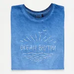 Футболка Океан Внутри Синяя