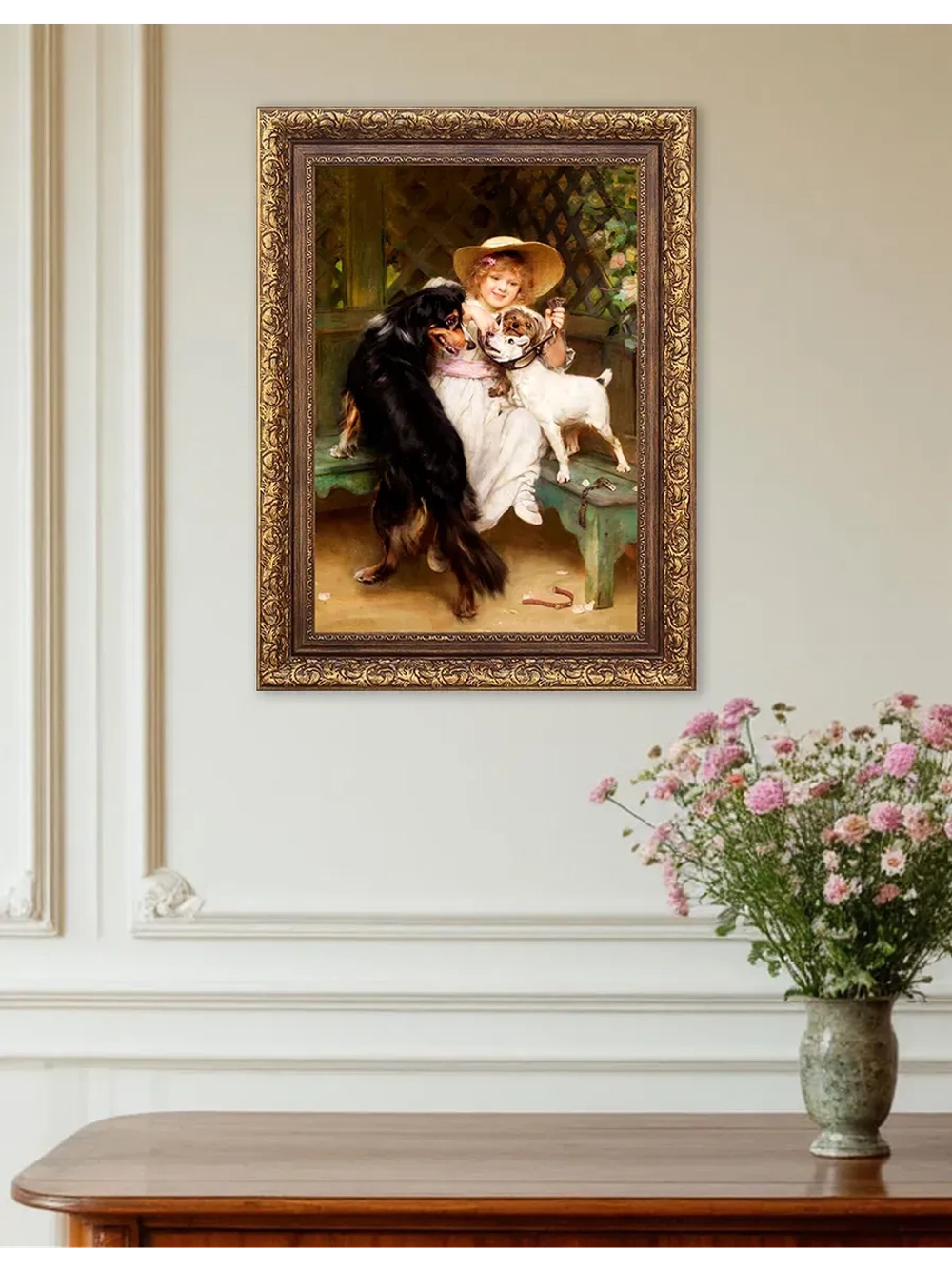 Картина на стену интерьерная на холсте "Дети"