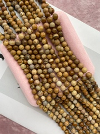 Нить бусин из яшмы 8,5мм, матовые