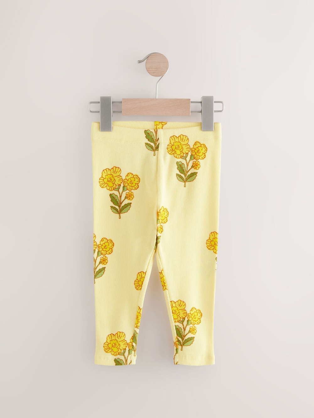 Легинсы для девочки Next E65-374, 5 шт., Бежевый, Розовый, Светло-желтый