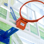 Кольцо баскетбольное № 7 амортизационное, 120 х 100 мм