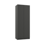 МС Мадера Шкаф ШМ2 800*2100*520 (лдсп графит)