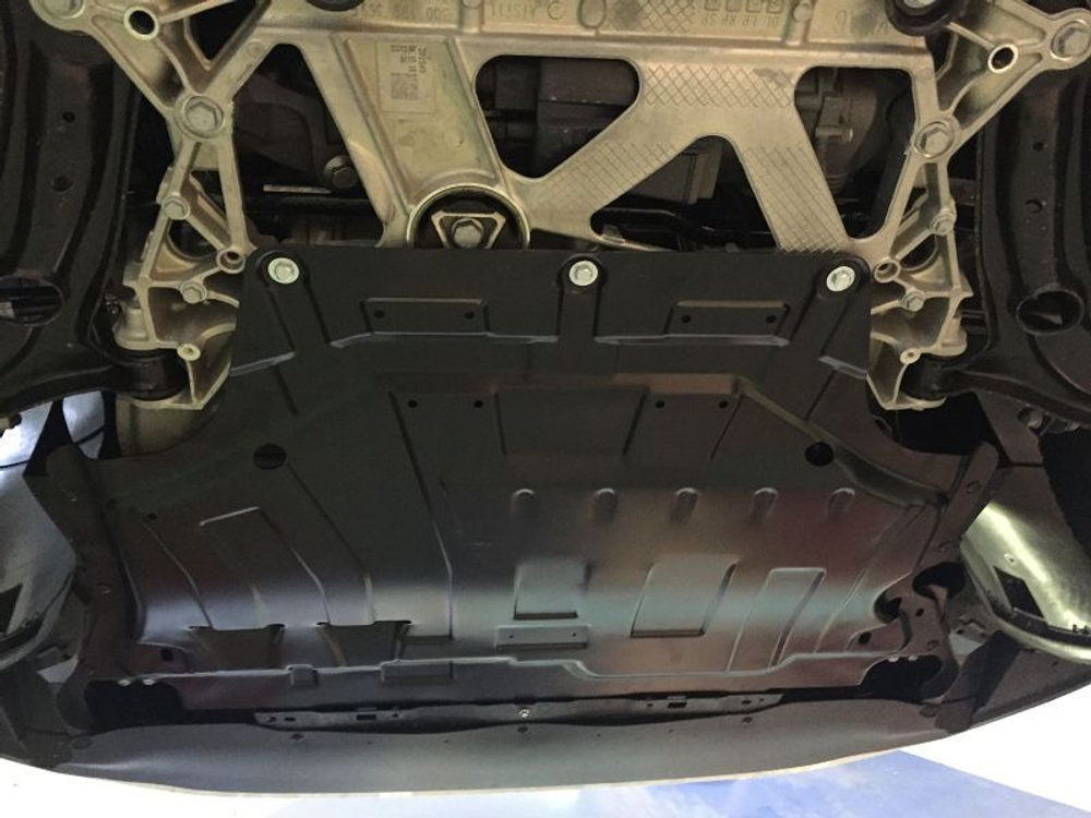 Защита картера и КПП Sheriff для Skoda Octavia III (A7) 2013-2020 арт.21.2680 V1