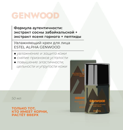 УВЛАЖНЯЮЩИЙ КРЕМ ДЛЯ ЛИЦА ESTEL ALPHA GENWOOD