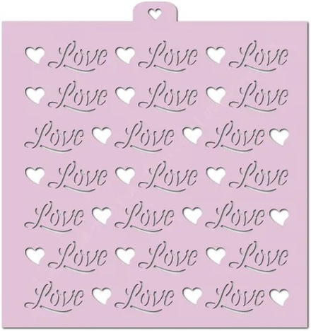 Трафарет "Love №5"