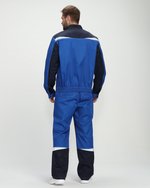 Костюм Строй-2 CH МВО (тк.Смесовая,280) п/к, васильковый/т.синий