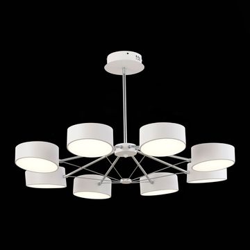 SLE6005-502-08 Светильник потолочный Белый, Хром/Белый LED 8*10W VALLE