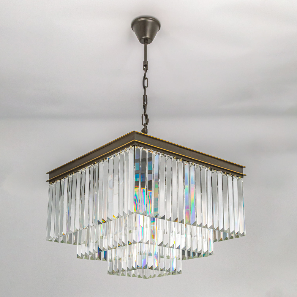 Citilux Мартин CL332231 Люстра хрустальная подвесная Прозрачная