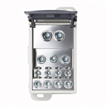 Блок распределительный, винтовой зажим, плоский 24x8 мм, 2x35 кв.мм, 5x16 кв.мм, 4х10 кв.мм