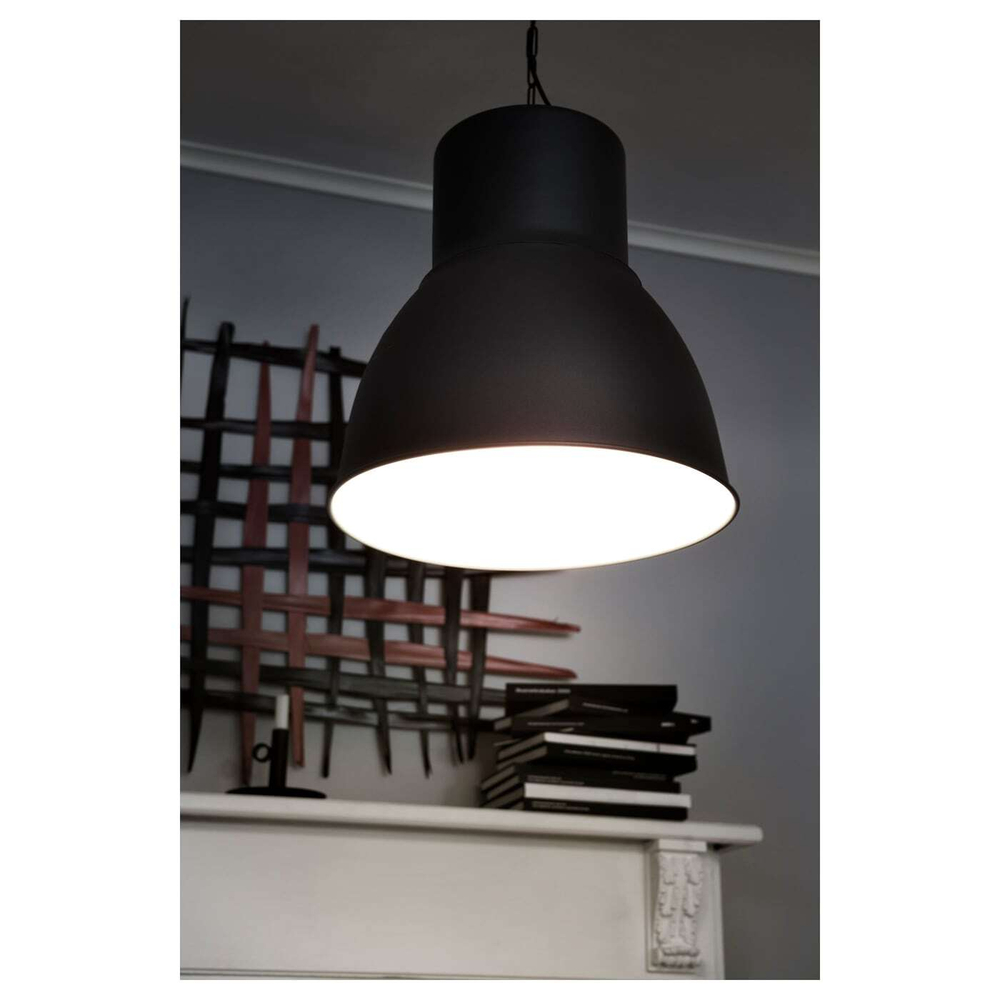 IKEA HEKTAR  (ИКЕА ХЕКТАР)  -  Подвесной светильник, темно-серый, 47 см