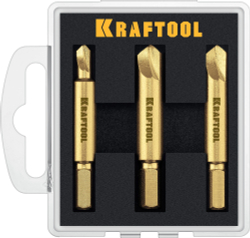KRAFTOOL 3 шт, набор экстракторов поврежденного крепежа (26770-H3)