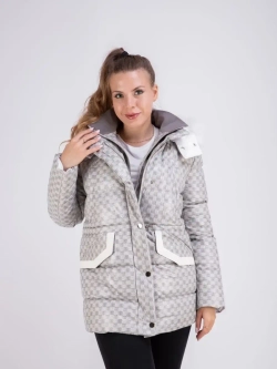 Куртка женская кожаная зимняя утепленная Турция