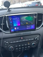 Магнитола для KIA Sportage 2016-2018 - Carmedia OL-9733 QLed+2K, Android 13, TS20, CarPlay, 4G SIM-слот