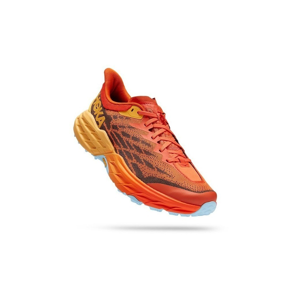 Кроссовки мужские HOKA M SPEEDGOAT 5 WIDE Puffins Bill / Amber Yellow