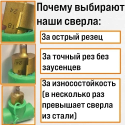 3 шт. PPR подъемные сверло 20/25/32 для расширения водопроводных полипропиленовых пластиковых труб и фитингов, набор ступенчатых сверл, зенкер спиральный ппр для пайки