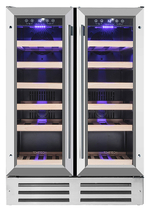 Винный шкаф Temptech Premium WP2DQ60DCS нерж. сталь