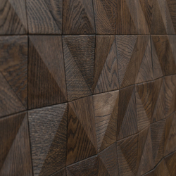 Деревянная мозаика для стен Wood Mosaic Аравия эбен