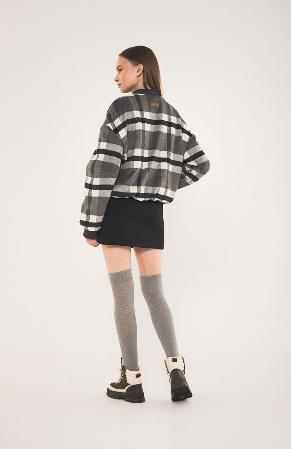 Бомбер Alexandra Talalay двухсторонний AW020 Черный