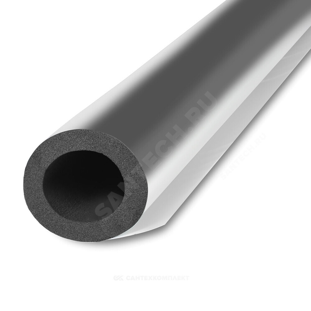 Трубка вспененный каучук SOLAR HT 54/19 L=1м Тмакс=150°C черная с покрытием AL CLAD K-flex 19054214324CL