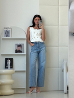 Жилет двубортный / white