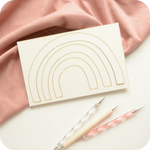 Заготовка для тиснения "Сканди радуга"