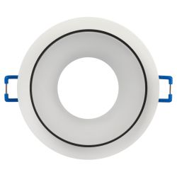 Светильник встраиваемый декоративный ЭРА DK95 WH под лампу MR16 GU5.3 белый | Декоративные встраиваемые светильники