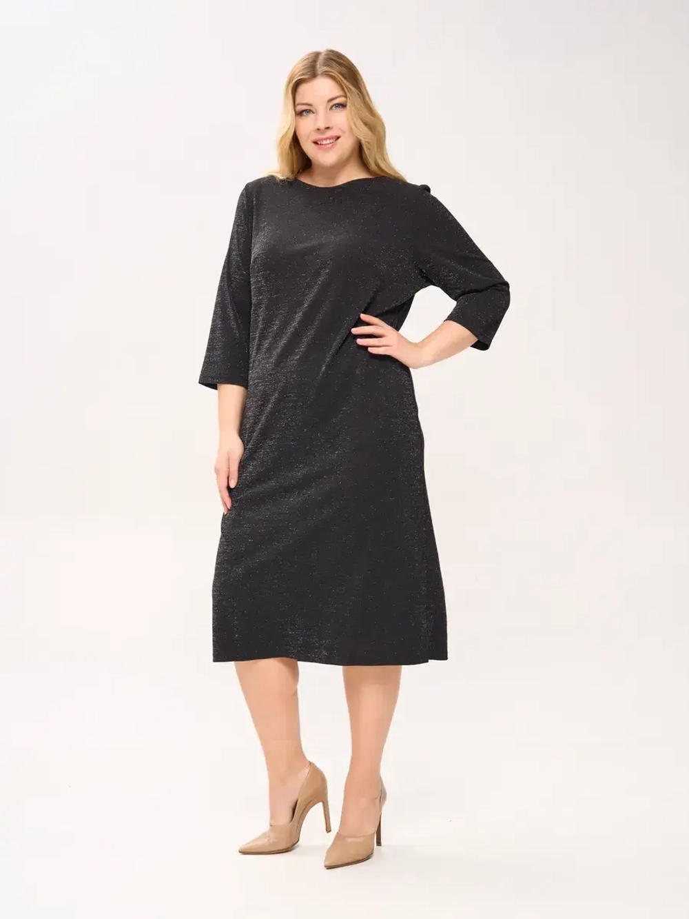 Платье нарядное вечернее с блеском