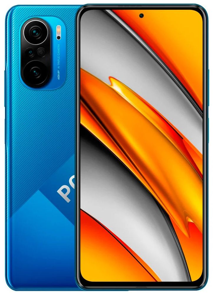 Смартфон Xiaomi POCO F3 8/256 ГБ RU, синий океан