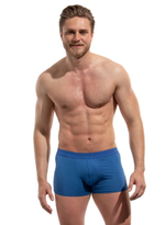 Мужские трусы-боксеры из модала (Размер: M) (Цвет: синий)