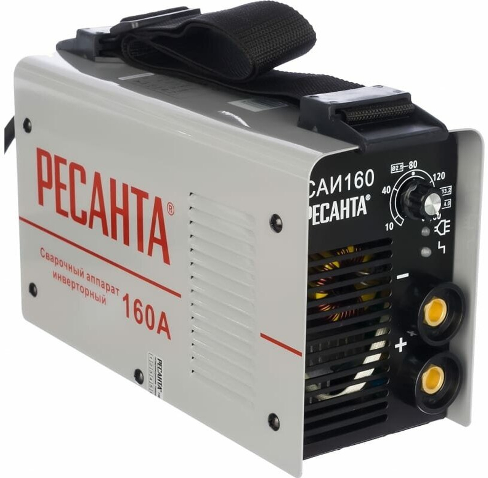 Сварочный аппарат инверторный Ресанта САИ-160 (ММА, 160 А, ПВ - 70%)
