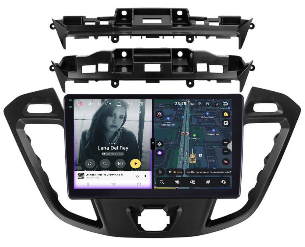 Магнитола для Ford Transit Custom 2012+ - Redpower 85352 PRO/PROmax ТОП звук, 2K QLED, Android 14, CarPlay, 4G SIM-слот