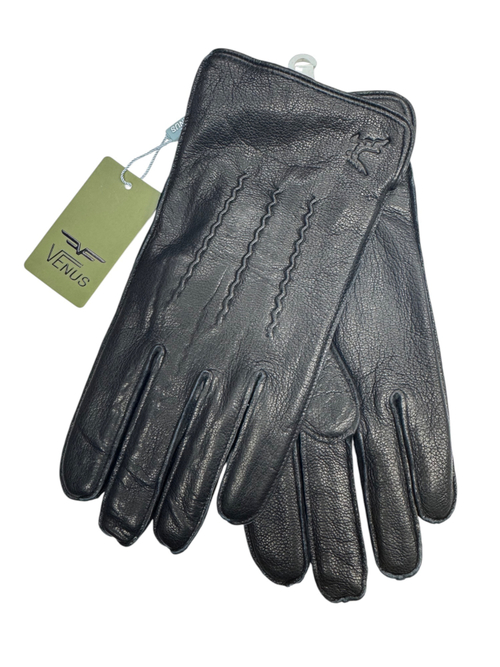 Перчатки. Женские. Материал верха: Кожаные. Кожа оленя. Подклад: Трикотаж-шерсть. 5 шт в упаковке.