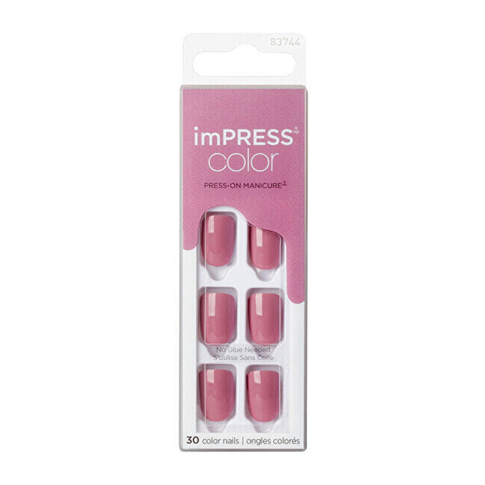 Self-adhesive nails imPRESS Color Petal Pink 30 pcs