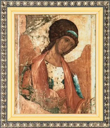 Икона "Михаил Архангел" (стар. образ) 10х12 в раме 13х15