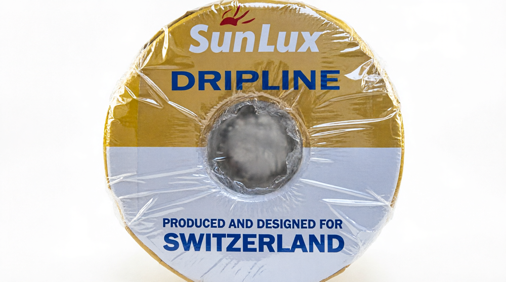 Капельная лента SunLux, 3000м, шаг 20см, 1,2 л/час, щелевая, 6 мил