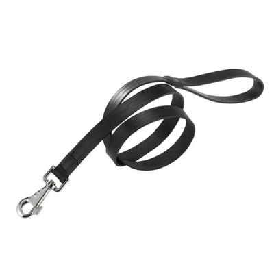 Поводок natural g20/180 кожаный, чёрный