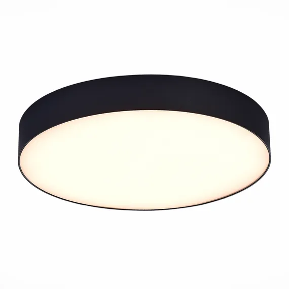 ST606.432.48 Светильник потолочный Черный LED 1*48W 3000K 4 320Lm Ra>85 120° IP20 D400xH55 185-265V Накладные светильники
