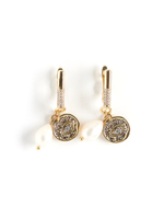 Серьги "Eye royal" Gold