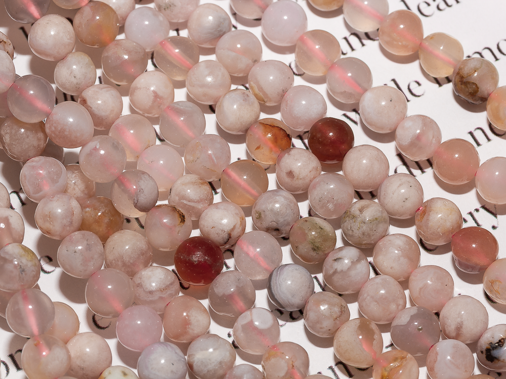 Нить бусин из агата 8,5мм