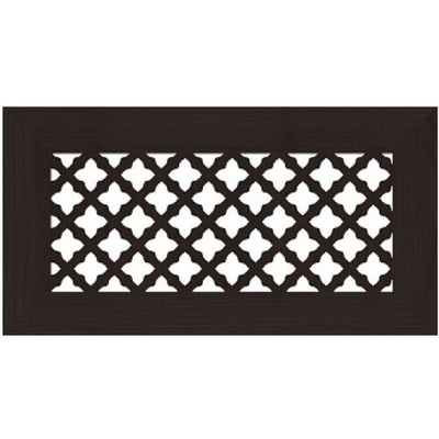 Вентиляционная решетка под подоконник и столешницу стальная плоская DECOR/плоская/ЧС/2 мм