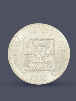 Монета 10 крон (korun) 1932 год