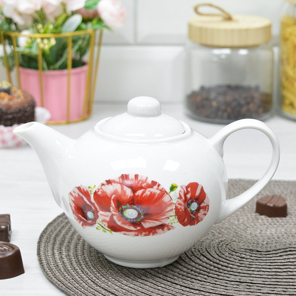 Чайник заварочный 550мл форма Удачный Маки