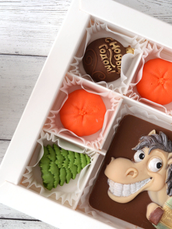 Шоколадный подарочный набор "Новогоднее настроение" #1 с символом года