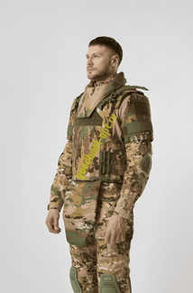 Бронежилет тактический штурмовой 1113 (Без плит) Мультикам Камуфляж