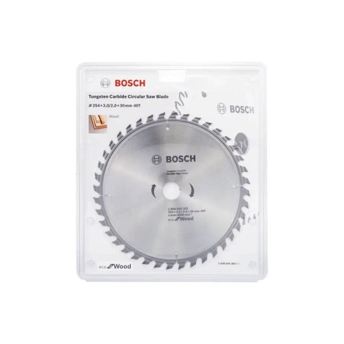 Пильный диск Eco for wood 254x30x2,0 мм BOSCH 2608644384