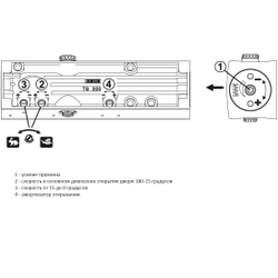 GEZE TS2000 NV BC EN2-4 белый RAL9016 в комплекте со стандартным рычагом